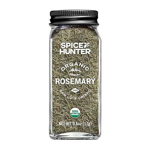 Spice Hunter Spices、オーガニック ローズマリー、0.6 オンス (6 個パック) (848721) Spice Hunter Spices, Organic Rosemary, 0.6 Ounce (Pack of 6) (848721)
