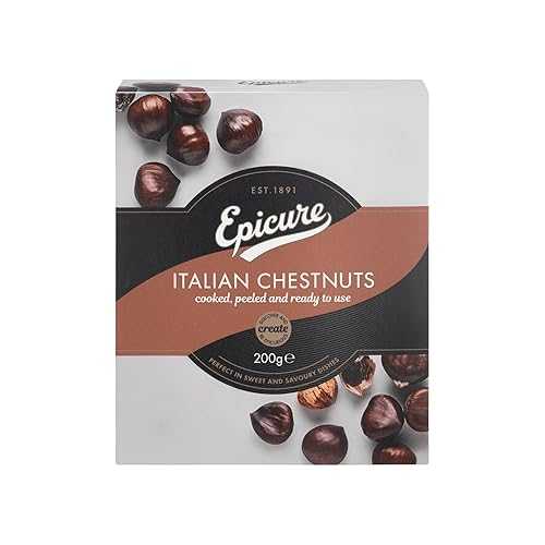 エピキュア 創作料理人のための 皮をむいて調理したイタリア栗 200 g (6 個パック) Epicure for Creative Cooks Peeled and Cooked Italian Chestnuts 200 g (Pack of 6)｜Glomarket 22,785円