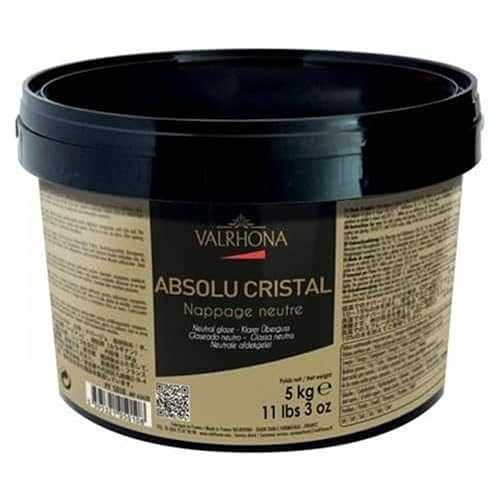 ヴァローナ アブソリュ クリスタル グレーズ - 1 ペール - 11 ポンド Valrhona Absolu Cristal Glaze - 1 pail - 11 lb