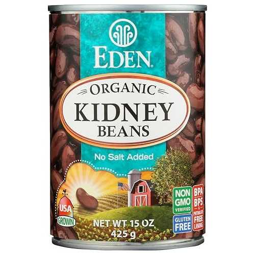 Eden Organic Kidney Beans, No Salt Added, 15-Ounce Cans (Pack of 12) ( Value Bulk Multi-pack)