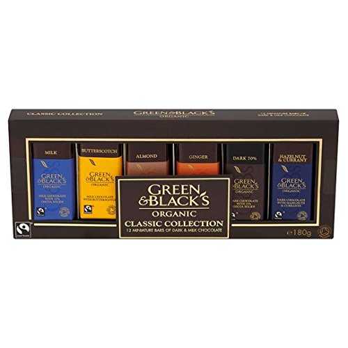 Green & Black's Organic Classic Collection Gift Box, 6.34-ounces (Pack of 4)