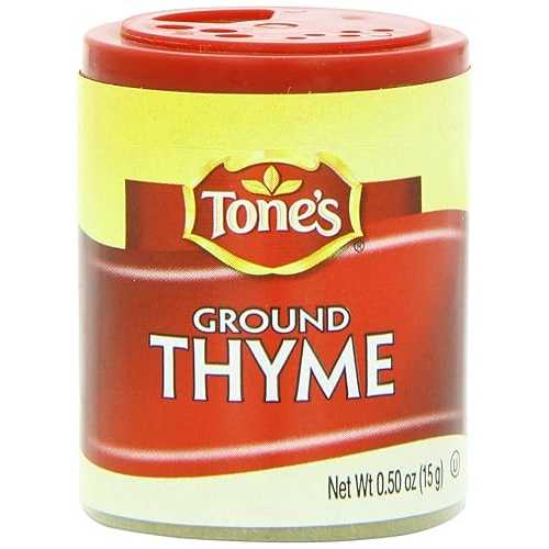 Tone's Mini's Thyme, Ground, 0.50 Ounce (Pack of 6)