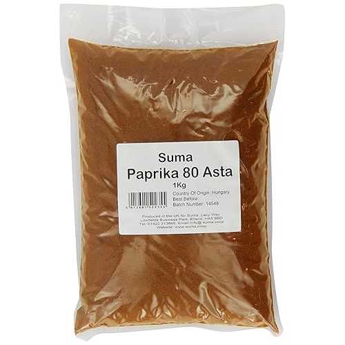 バルクミルドスパイスパプリカ 1kg Bulk Milled Spices Paprika 1 kg