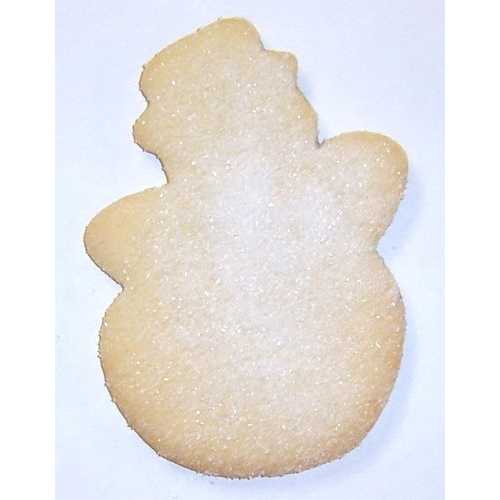 Scott's Cakes クリスマス スノーマン シュガー クッキー 白砂糖入り 1ポンドの白いベーカリーボックス入り Scott's Cakes Christmas Snowman Sugar Cookie with White Sugar in a 1 Pound White Bakery Box