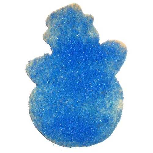 Scott's Cakes クリスマス スノーマン シュガー クッキー 青砂糖入り 1ポンドの白いベーカリーボックス入り Scott's Cakes Christmas Snowman Sugar Cookie with Blue Sugar in a 1 Pound White Bakery Box