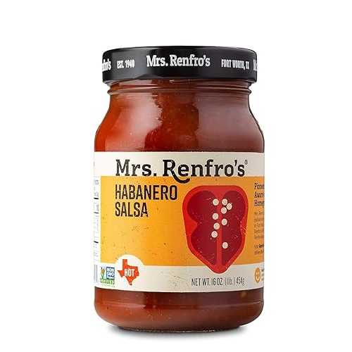 ミセス・レンフロのホット・ハバネロ・サルサ (6x16オンス) Mrs Renfro's Hot Habanero Salsa (6x16oz ) 11,479円