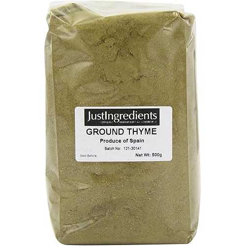 JustIngredients タイムグラウンド ルース 500 g (2 個パック) JustIngredients Thyme Ground Loose 500 g (Pack of 2) 18,699円