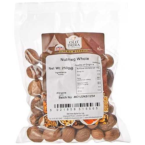 オールドインディアナツメグ ホール 250g Old India Nutmeg Whole 250 g｜Glomarket