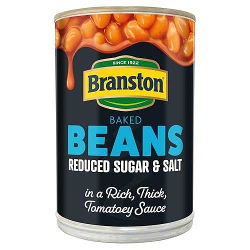 ブランストン ベイクドビーンズ 糖質・減塩 410g Branston Baked Beans Reduced Sugar & Salt 410g