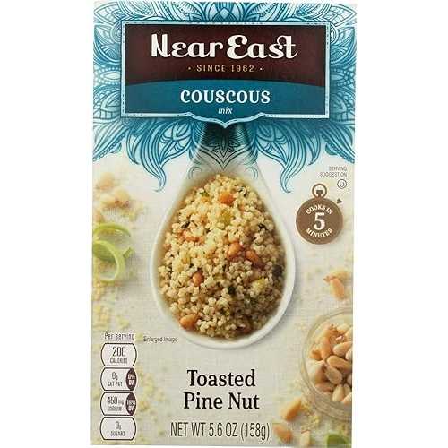 ニアイースト トースト松の実クスクス 5.6 オンス (12 個パック) Near East Toasted Pine Nut Couscous 5.6 Oz (Pack of 12)