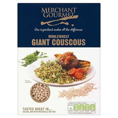 マーチャント グルメ 全粒粉ジャイアントクスクス (300g) - 2個パック Merchant Gourmet Wholewheat Giant Couscous (300g) - Pack of 2