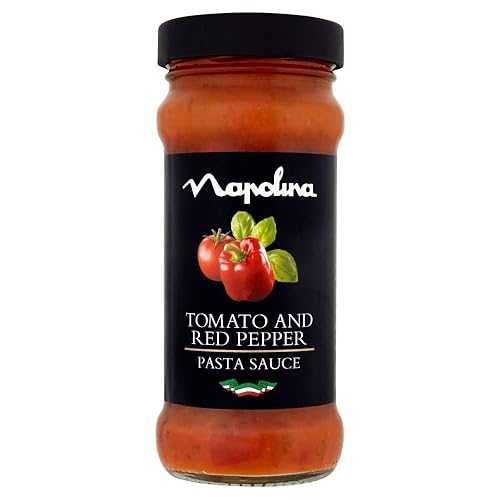 ナポリーナトマトと赤ピーマンのパスタソース (350g) - 2個入り Napolina Tomato and Red Pepper Pasta Sauce (350g) - Pack of 2｜Glomarket