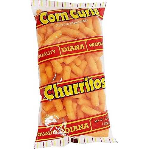 プロディアナ コーンカール スナック 1.83 オンス - チュリトス (1 個パック) Prodiana Corn Curl Snack 1.83 oz - Churritos (Pack of 1)