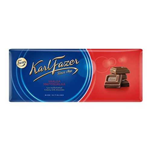Fazer Karl Fazer クリーミーミルクチョコレート 200g 22本 Fazer Karl Fazer Creamy milk Chocolate 22 bars of 200g