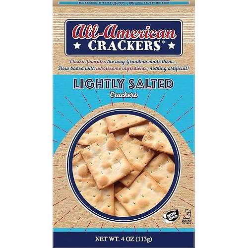 Partners オールアメリカン クラッカー、軽く塩味、4 オンス (6 個パック) Partners All-American Crackers, Lightly Salted, 4 Ounce (Pack of 6) 9,351円