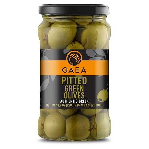 ??? ???? ? ?? ?? ??? - 8? ? - 289.2g ? Gaea Olympian Pitted Olives, 5.1-Ounce Jars (Pack of 8)