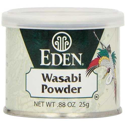 エデンわさびパウダー、0.88オンス缶（6個パック） Eden Wasabi Powder, 0.88-Ounce tins (Pack of 6)