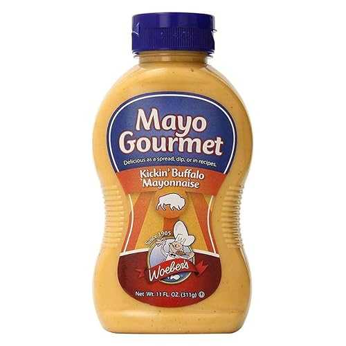 Woeber、メイヨー キッキング バッファロー、11 オンス (6 個パック) Mayo Gourmet Woeber, Mayo Kicking Buffalo, 11 OZ (Pack of 6)