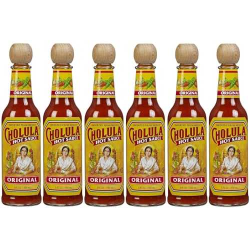チョルーラ ホットソース、5オンスボトル (12個パック) Cholula Hot Sauce, 5-Ounce Bottles (Pack of 12)