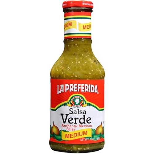 La Preferida サルサ ヴェルデ、ミディアム、16 オンス (12 個パック) La Preferida Salsa Verde, Medium, 16-Ounce (Pack of 12)