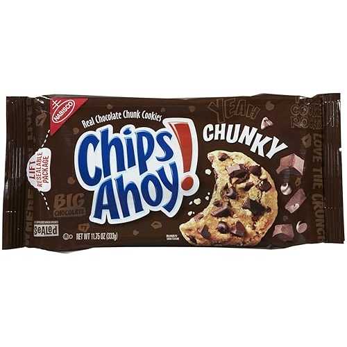チップス アホイ! チョコレートチップクッキー、分厚い、11.75オンスパッケージ（2個パック） Chips Ahoy! Chocolate Chip Cookies, Chunky, 11.75 Ounce Package (Pack of 2)