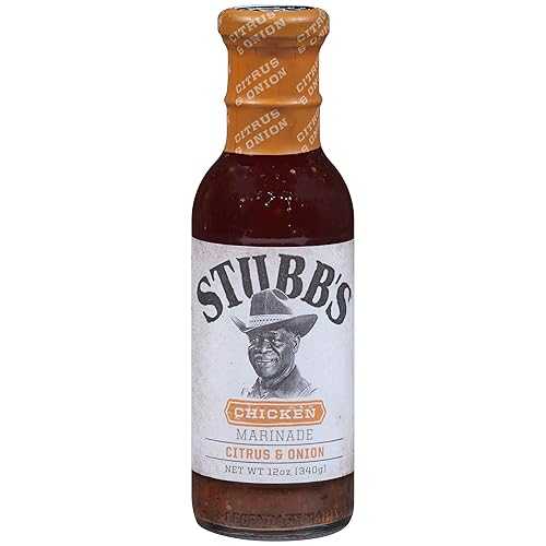 Stubb's シトラス & オニオン チキン マリネ、12 オンス (4 個パック) Stubb's Citrus & Onion Chicken Marinade, 12 oz (Pack of 4)