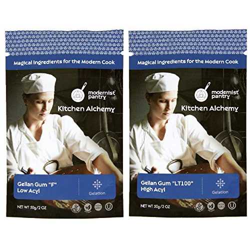 ?? ? ?? ? (?? F ? ?? + ?? LT100 ? ??) ? Non-GMO ?? OU ?? ?? - 100g/4oz Modernist Pantry Gellan Gum Value Pack (Gellan F Low Acyl + Gellan LT100 High Acyl) ? Non-GMO Vegan OU Kosher Certi 10,601円