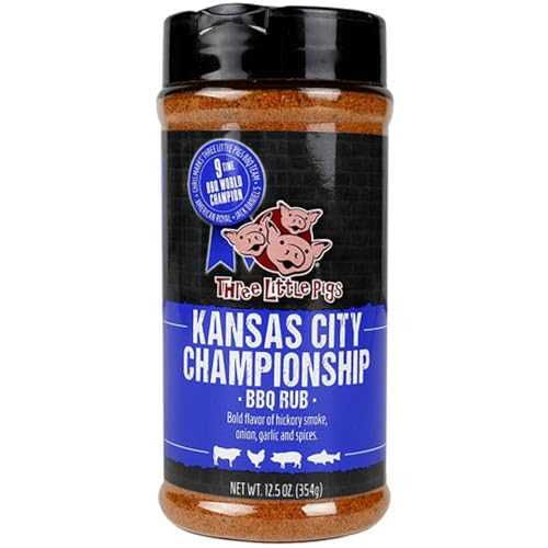 Three Little Pigs カンザスシティ チャンピオンシップ BBQ ラブ LARGE 12.5 オンス Three Little Pigs Kansas City Championship BBQ Rub LARGE 12.5 Oz