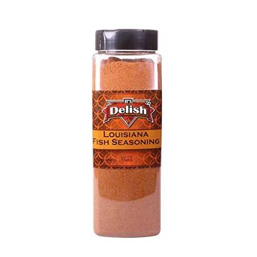 Its Delish ルイジアナ フィッシュ シーズニング (18 オンス ラージ ジャー) It's Delish Louisiana Fish Seasoning by Its Delish, (18 oz. Large Jar)