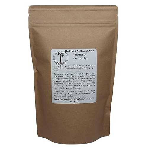 カッパ カラギーナン (精製) 15 オンス (425 グラム) Kappa Carrageenan (Refined) 15 Ounces (425 Grams)