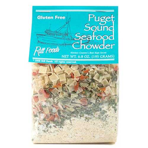 リルフーズ ピュージェットサウンド シーフードチャウダー 6.8オンス Rill Foods Puget Sound Seafood Chowder 6.8 oz