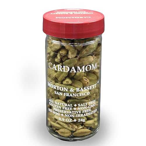 ?? & ?? ???, 1.9 ?? ??? Morton & Bassett Whole Cardamom, 0.9 oz ? Non-GMO, Salt-Free, Fragrant Spice for Baking, Teas & Indian Dishes