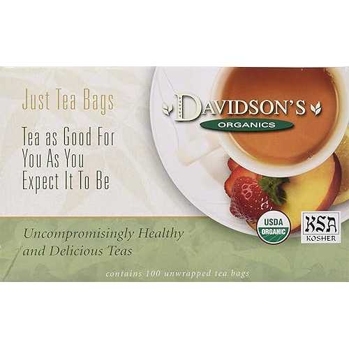 Davidson's Organics, Herbal Seasons, 100-count Unwrapped Tea Bags