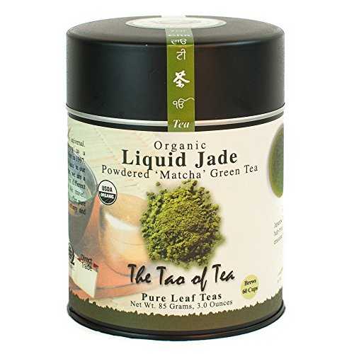 The Tao of Tea 液体翡翠粉末抹茶緑茶、ルーズリーフ、3 オンス The Tao of Tea Liquid Jade Powdered Matcha Green Tea, Loose Leaf, 3 Oz