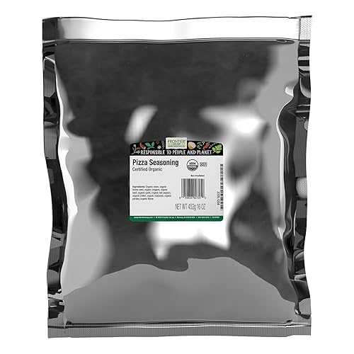 ???? ?-? ??? ?? ??? 454g Frontier Co-op Organic Pizza Seasoning, 1lb Bulk Bag ? Natural Seasoning Spice Blend, Perfect Spice for Homemade Pizzas, Pasta and Italian Dishes