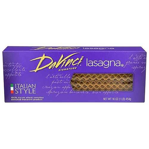 ダヴィンチ ラザニア、16オンス (12個パック) DaVinci Lasagna, 16-Ounces (Pack of 12)