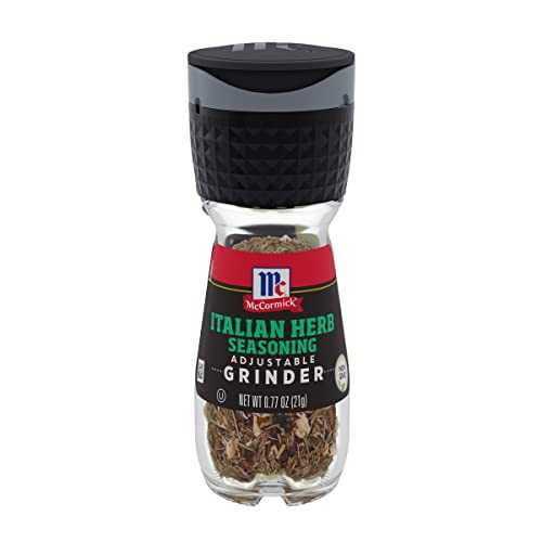 マコーミック イタリアンハーブシーズニンググラインダー、0.77オンス (6個パック) McCormick Italian Herb Seasoning Grinder, 0.77 oz (Pack of 6)
