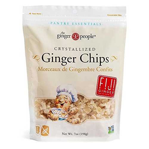 結晶化ジンジャーチップ - 2パック - 各7オンス The Ginger People Crystallized Ginger Chips - 2pk - 7oz each