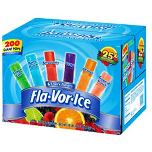 ???? ??? ??? ?? ? ?? ??, 200?? Fla-Vor-Ice Flavor Ice Plus Assorted Flavors with Juice, 200-Count