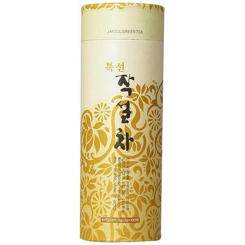Hankook Tea Jaksul Green Tea、Teuksun、10 カウント Hankook Tea Jaksul Green Tea, Teuksun, 10 Count