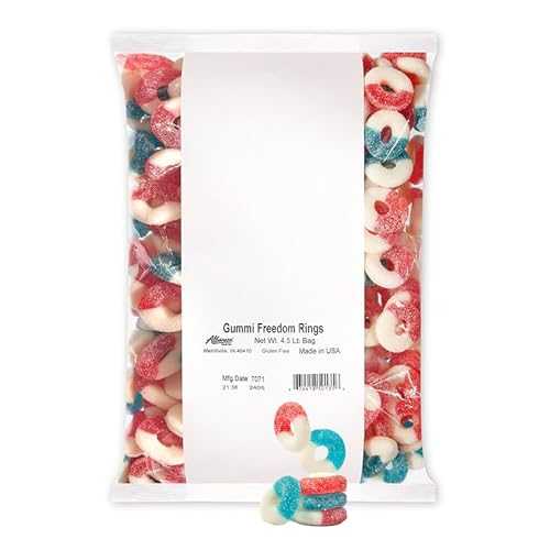 ???? ??, ?? ??? ?, 2.04kg ? Albanese Candy, Gummi Freedom Rings, 4.5-pound Bag