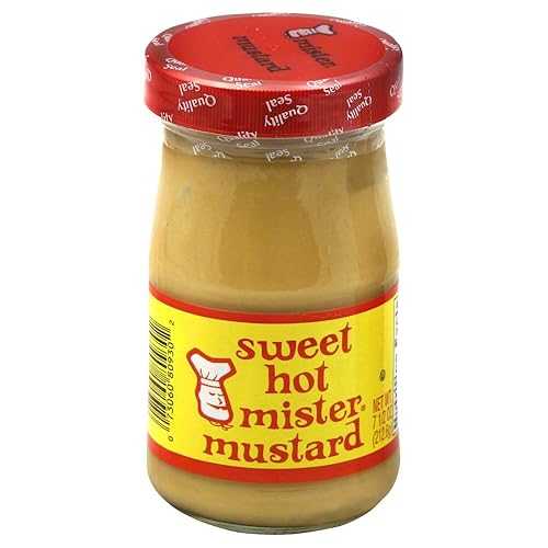 スイートホットミスターマスタード、7.5オンス（6個パック） Mr. Mustard Sweet Hot Mister Mustard, 7.5oz (Pack of 6)
