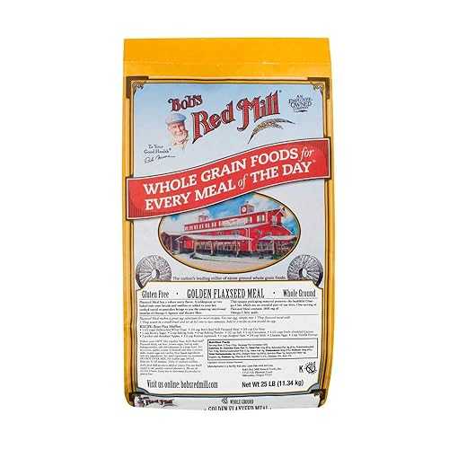 ボブズ レッド ミル ゴールデン フラックスシード ミール、25 ポンド Bob's Red Mill Golden Flaxseed Meal, 25 Pound