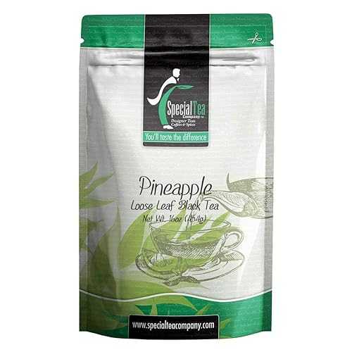 スペシャルティー パイナップル ルーズ紅茶、16オンス Special Tea Pineapple Loose Black Tea, 16 Ounce