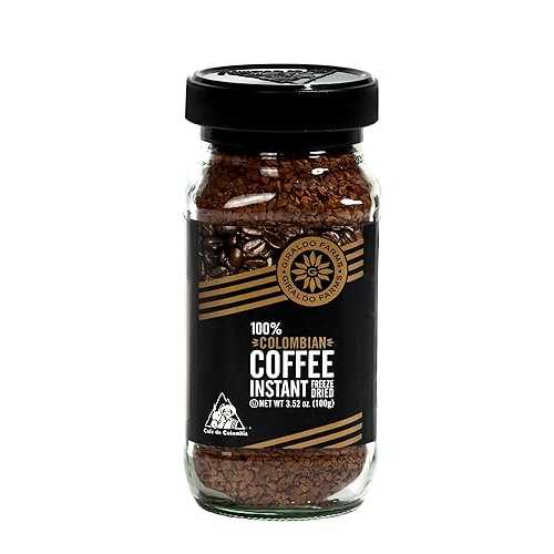 Giraldo Farms 100% コロンビア コーヒー インスタント フリーズドライ、3.5 オンス (4 個パック) Giraldo Farms 100% Colombian Coffee Instant Freeze-dried, 3.5-Ounce (Pack of 4)