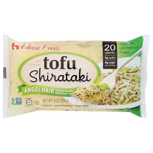 HOUSE FOODS Angel Hair Shirataki Tofu Noodles, 8 OZ