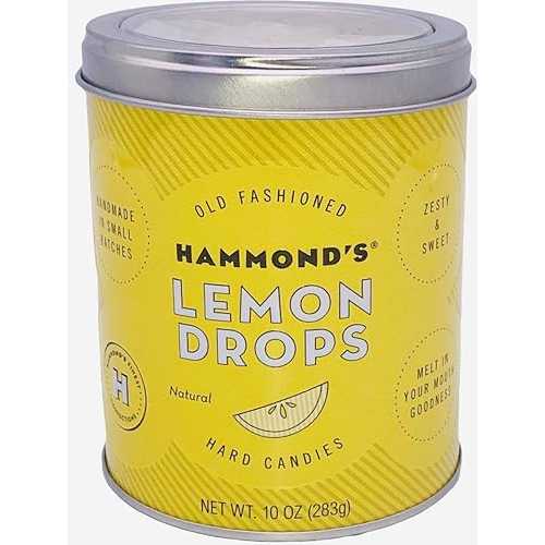 Hammond's Candies オールナチュラル レモンドロップス Hammond's Candies All Natural Lemon Drops