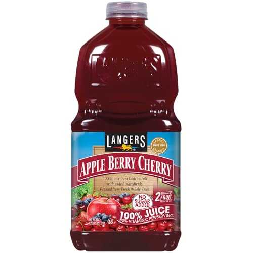 ランジャーズ ビタミンC入り100％ジュース、アップルベリーチェリー、64オンス（8個パック） Langers 100% Juice with Vitamin C, Apple Berry Cherry, 64 Ounce (Pack of 8) 23,449円