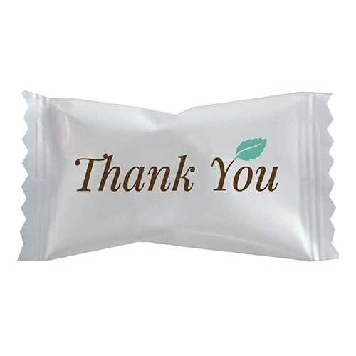 ホスピタリティミント - サンキューバターミント - 1000個入りケース Hospitality Mints -Thank You Buttermints - Case of 1000