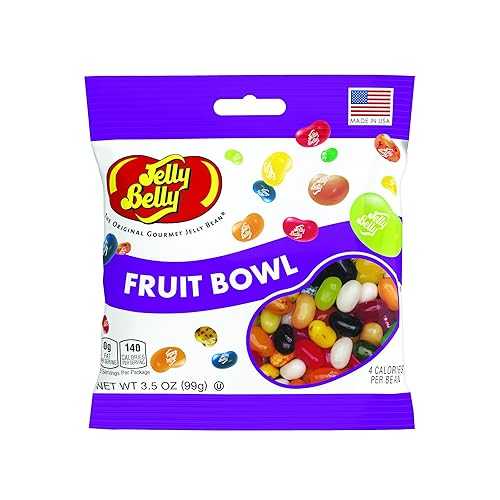 Jelly Belly フルーツボウル ジェリービーンズ、フルーツフレーバー詰め合わせ、3.5 オンス、12 パック Jelly Belly Fruit Bowl Jelly Beans, Assorted Fruit Flavors, 3.5-oz, 12 Pack